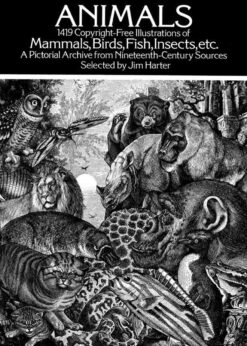 Animals: 1,419 Copyright-Free Illustrations of Mammals, Birds, Fish, Insects, etc eBook