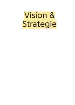 Vision & Strategie: Strategisches Denken für kreative Köpfe eBook