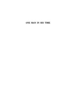 One Man in His Time: The Adventures of H. Watkins, Strolling Player, 1845-1863, from His Journal eBook