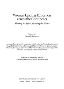 Women Leading Education Across the Continents: Sharing the Spirit, Fanning the Flame eBook