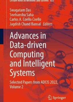 Advances in Data-driven Computing and Intelligent Systems: Selected Papers from ADCIS 2022, Volume 2 eBook